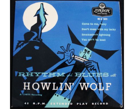 HOWLIN' WOLF - RHYTHM & BLUES WITH - The must have EP for the big fan of that man Chester Burnett! The very first UK EP featu