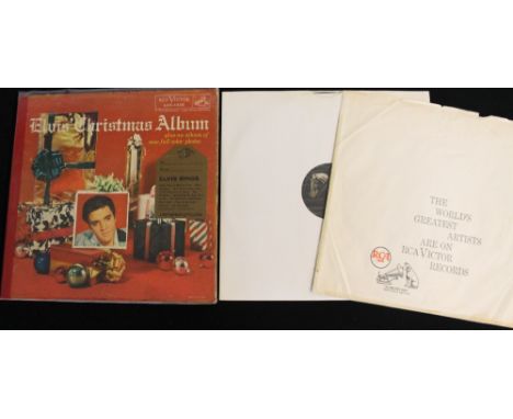 ELVIS PRESLEY - ELVIS' CHRISTMAS ALBUM - Original US 1957 pressing (LOC 1035). On black label with excedingly rare and origin