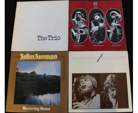 JOHN SURMAN AND RELATED - A terrific pack of 4 x collectable LPs featuring the multi talented musician. Titles are S.O.S (Ogu
