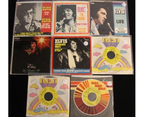 ELVIS - RCA YELLOW LABEL PROMOS - Another fine collection of 8 x 7" promos, with some picture sleeves. Titles include: Patch 
