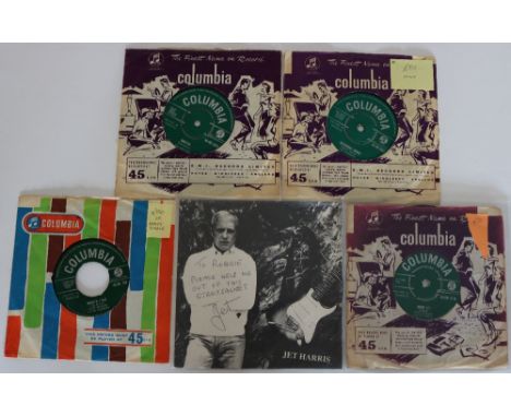 DRIFTERS/CLIFF RICHARD & RELATED - Terrific early selection of 5 x scarce 7" releases. Titles are The Drifters - Driftin'/Jet