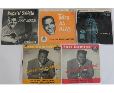 (US) ARTISTS - UK EPs - A shakin' selection of 5 x fantastic early EPs. Titles are Clyde McPhatter - Twice As Nice (MGM-EP-70