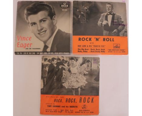 (UK) ARTISTS - UK EPs - A smashing bundle of 3 x ace EPs. Titles are Don Lang & His "Frantic Five" - Rock 'N' Roll With... (s