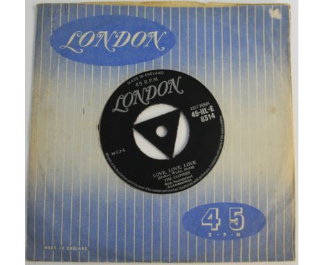 THE CLOVERS - LOVE, LOVE, LOVE - Another London tri-centre rarity with this 1956 cut from The Clovers, which was later succes