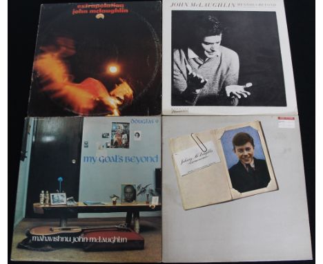 JOHN MCLAUGHLIN - Ace pack of 4 x LPs from Mahavishnu Orchestra's main man! Titles are Extrapolation (Marmalade 608007 - Ex/V