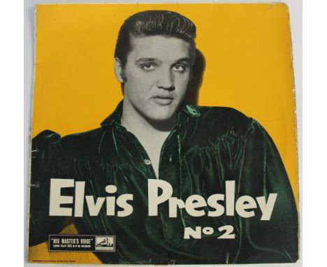 ELVIS PRESLEY - NO. 2 - A very well presented 1st UK HMV pressing of the 1957 long player (CLP 1105). The distintive semi-cir