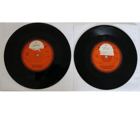 SONNY BURGESS - SADIE'S BACK IN TOWN/A KISS GOODNITE - DEMOS - An unusual and rare pack of 2 x single sided 7" recordings of 