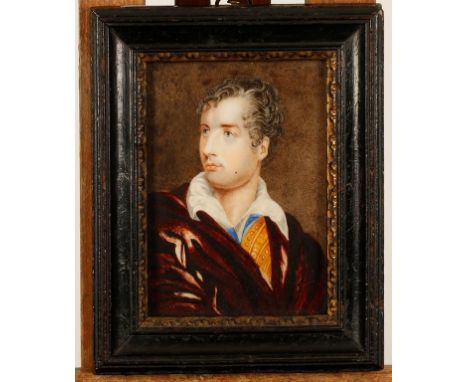 MANNER OF CHARLES RICHARD BONE (1809-1880) A portrait of George Gordon Byron, 6th Baron Byron (1788-1824) after the original 