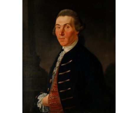 ENGLISH SCHOOL, 18th century A half-length portrait of Andrew Robertson of Foveran (1730-1817), oil on canvas, 29.25" x 24", 
