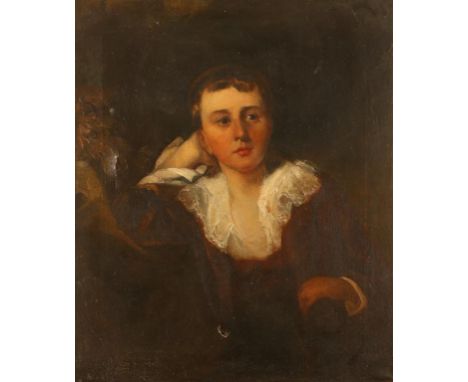 ENGLISH SCHOOL, 19th century A half-length portrait of John Richard Hedges Becher of Hollybrook and Aughadown (1828-1901) as 