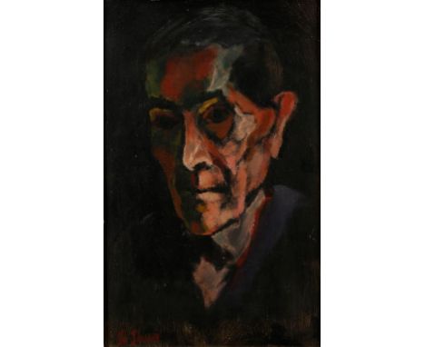 •VIOLET MADELINE JOSETTE (JO) JONES (1894-1989) "Old Pepe - Spain", a portrait study of an old man, signed lower left and tit