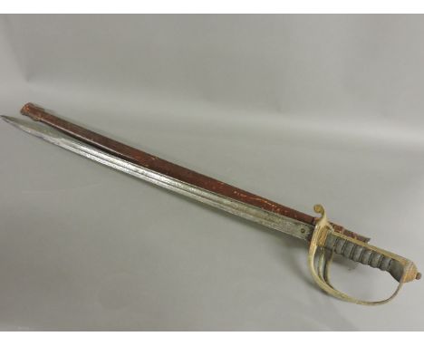 A George V Royal Artillery dress sword, with engraved blade, ricasso etched for Henry Wilkinson, Pall Mall, London, with shag