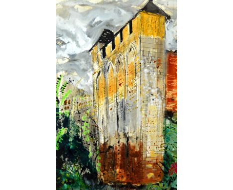 John Piper (1903-1992), Tayac, Dordogne, pen, ink, watercolour and gouache, signed, 57cm x 37cm.  Illustrated

Provenance: Ma