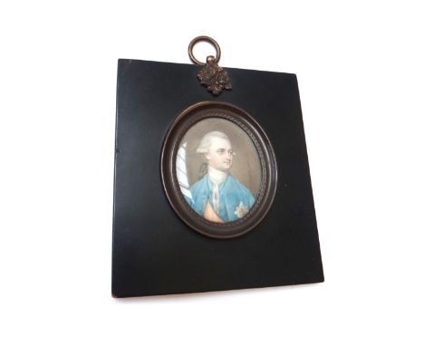 Late 18th/early 19th century English School, circle of John Smart (1712-1811) British, Portrait miniature of William, Duke of