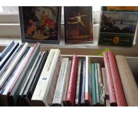 Shelf of assorted books