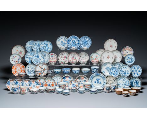 Full title: A very extensive collection of Chinese cups and saucers, Kangxi and laterDescription:Dia.: 16,5 cm (the largest p