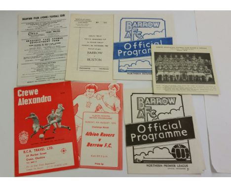 FOOTBALL, F.A. Cup Final programmes, inc. Bolton v Manchester 1958, Leicester City v Tottenham 1961, Everton v West Bromwich 