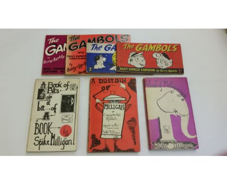 COMICS, books, inc. hardback, Spike Milligan (3, one first edition); softback, The Gambols (10), nos. 2-9, 12 &amp; 20, G to 