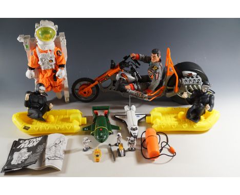 Two Action Man figures, Chopper bike etc.