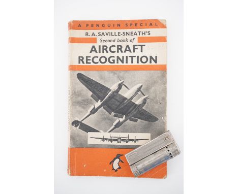 A 1940s Penguin aircraft recognition handbook and an Austrian Imco-Junior cigarette lighter