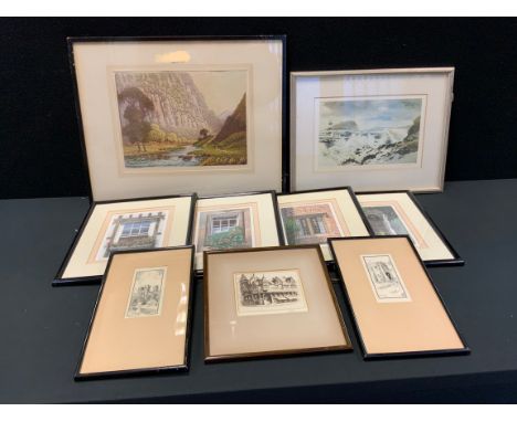 Robert Herdman-Smith ARWA (1879-1945), by and after, ‘In Dovedale’, signed and titled in pencil to margin, Aquatint engraving
