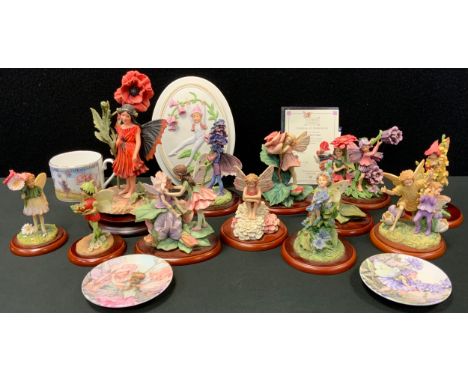 A Border Fine Arts Flower Fairies figure, The Poppy Fairy, limited edition, 103/500, with certificate;  others EEGGs Sweet Pe