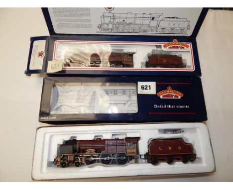 BACHMANN 2 BOXED LOCOS 31-280 P-BOILERED SCOT 6106 LMS & 31-277 6112 LMS
