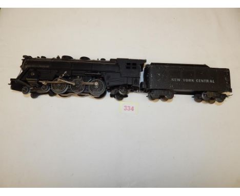 MAR ( MARX) O GAUGE ELECTRIC LOCOMOTIVE NEW YORK CENTRAL ALIVE , U/B