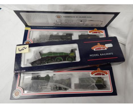 BACHMANN 3 BOXED B1 LOCOS 31-711 1189 LNER APPLE GREEN, 31-700 1294 LNER GREEN, 31-701 61241 BR BLACK