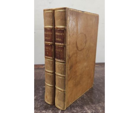 AIKIN LUCY (Ed).&nbsp;&nbsp;The Works of Mrs Laetitia Barbauld. 2 vols. Silhouette port. frontis. Rebacked calf. Bookplate of