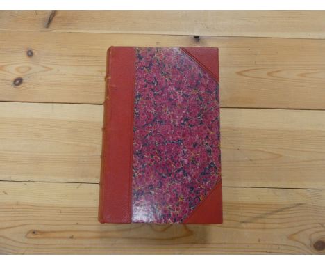 MORLEY HENRY.&nbsp;&nbsp;Memoirs of Bartholomew Fair. Title vignette &amp; text illus. Rebound half red morocco, marbled brds