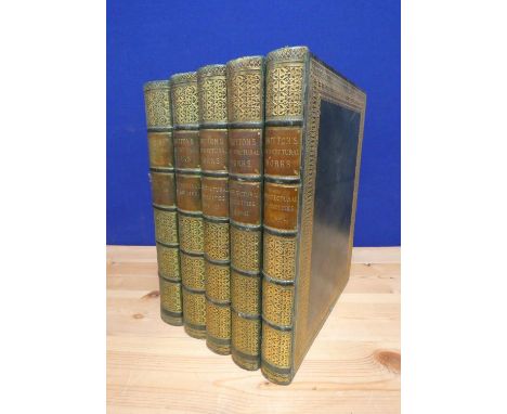 BRITTON JOHN.&nbsp;&nbsp;The Architectural Antiquities of Great Britain. 5 vols. 362 eng. plates. Large paper quarto. Green m