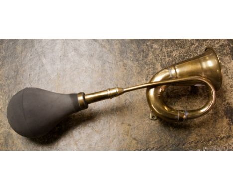 Brass Car Horn (hunting horn style)