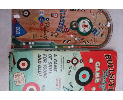 Louis Marx, Swansea, Bullseye Pinball game, boxed.