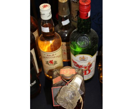 Whyte & Mackay's Special Scotch whisky 70 proof, old bottling, J & B Virgin Atlantic Justerini & Brooks, litre, 43%, High Com