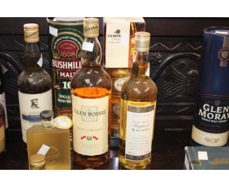 Glen Rossie Select whisky, litre, Pure Malt Highland whisky, Burn Stewart Distillers, Kings Scotch, High Spirits Company, Clo