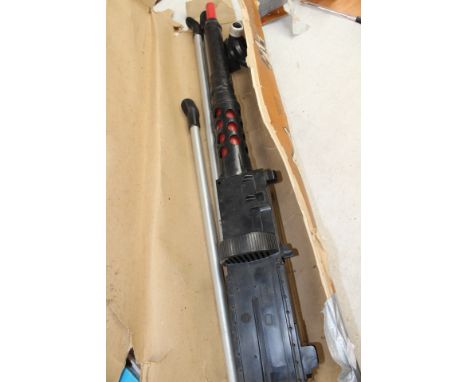 Marx, Britain boxed machine gun, modelled after 50 cal US Army.