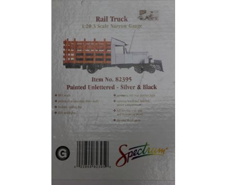 Bachmann Spectrum Rail Truck, 82395, 1.20, three for G Scale track, boxed.