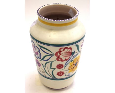 A Poole pottery vase.