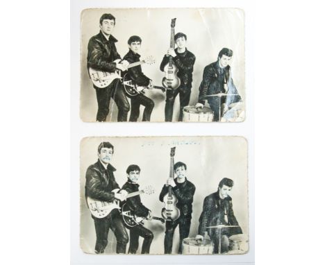 Beatles interest: A fan postcard from the Cavern, Liverpool, April 5th 1962 to Wendy McFadyen, inscribed 'to Wendy from Georg