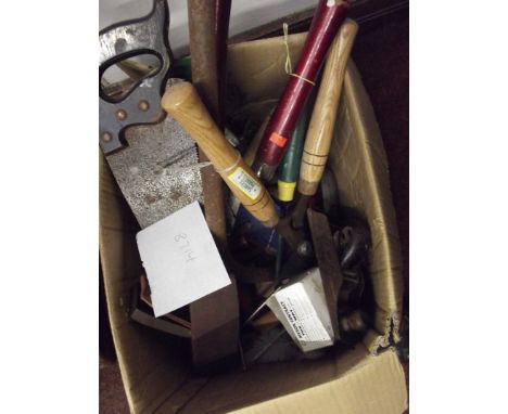 Assorted hand tools, some vintage 