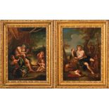 Trevisani, FrancescoPendants mit Jahreszeitenallegorien(Capodistria 1656-1746 Rom) Junger Mann mit