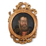 Miniaturportrait eines russischen Adeligen17. Jh.Verso bez. "Bojar Jurge Ivanowitsch