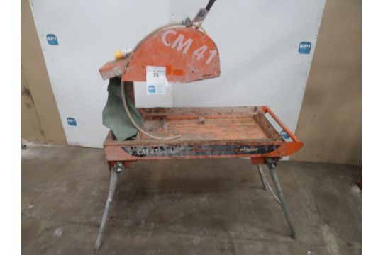 Norton Clipper Cm 41 004500 Masonry Saw Bench Electric 350mm