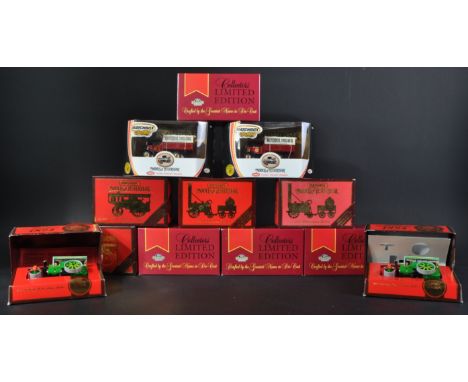 A collection of x12 assorted Matchbox ' Models of Yesteryear ' / Y-Series diecast models of steam and haulage interest to inc