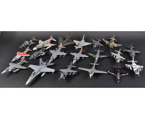 A collection of assorted Corgi ' Aviation Archive ' and other 1/72 scale diecast model fighter jet planes. Examples to includ