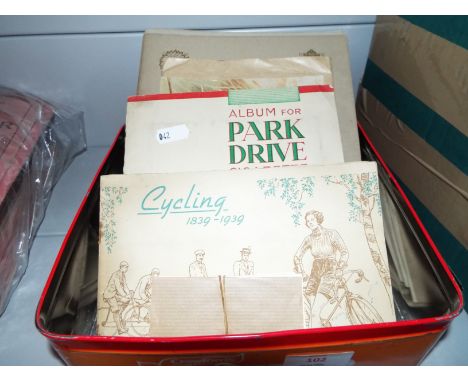 A mixed selection of cigarette cards to include Military Uniforms, Territorial Army, Modern Wonders and The RAF AT Work