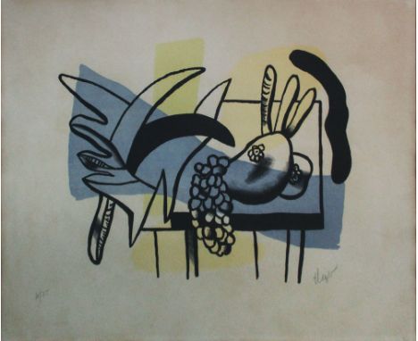 FERNAND LÉGER (French, 1881-1955), 'Nature Morte Aux Fruits', lithograph in colours, 1948, signed in pencil, edition of 11/75