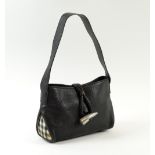 PRADA SKIPPER BAG, vitello leather with lizard trim, silver tone ...