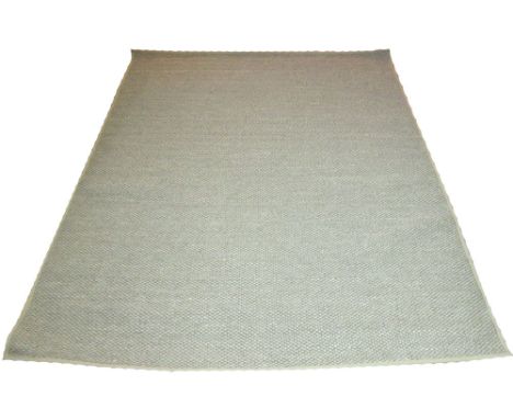 CALVIN KLEIN JUTE CARPET, 302cm x 245cm, in an oatmeal woven finish. 